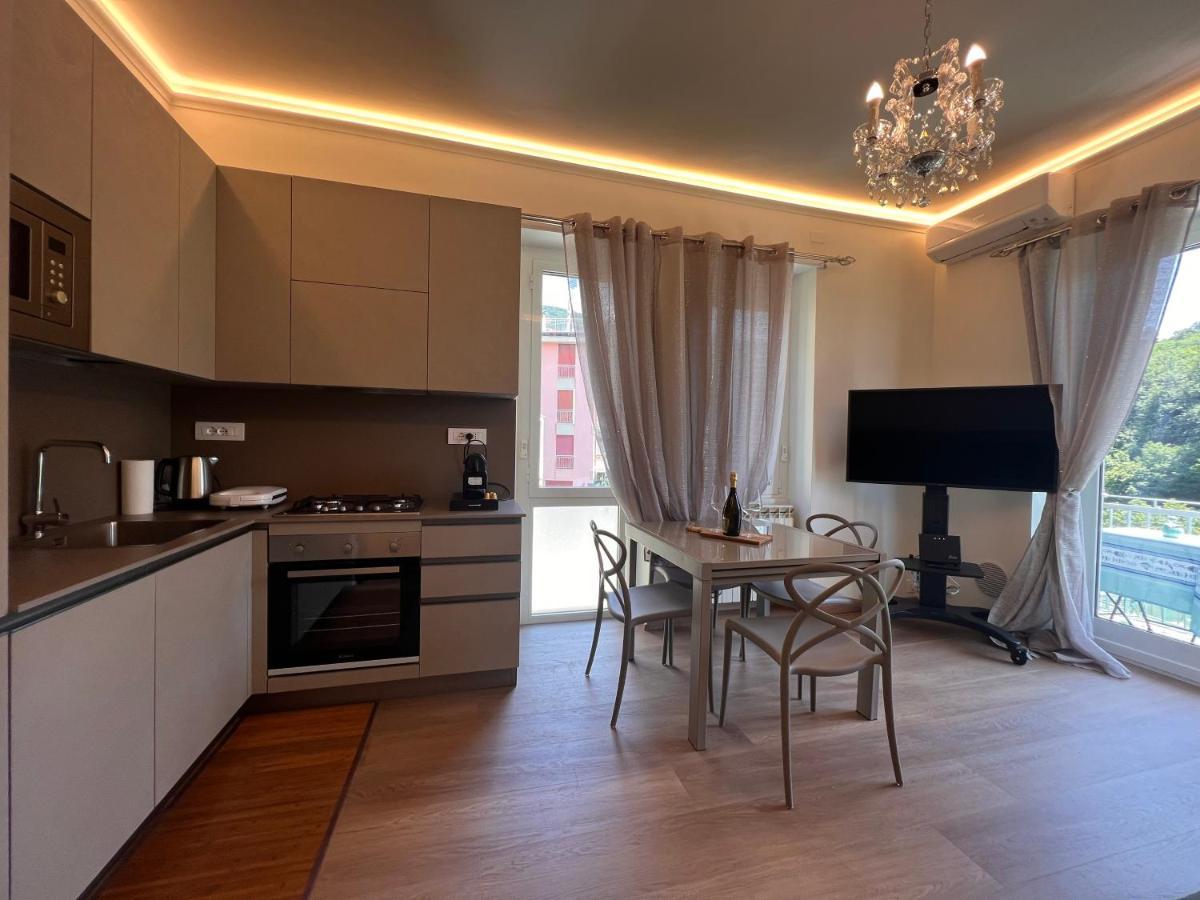 Val Di Sole 19-Iii Piano- Vista Mare- Vista Collina-Wifi 100Mg-Aria Condizionata In Tutte Le Stanze -L'Appartamento E' Stato Completamente Rinnovato Nel 2023 Rapallo Kültér fotó